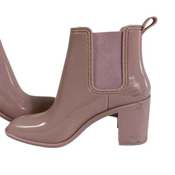 Jeffery Campbell Hurricane Rain heeled booties 10 Pink - Picture 6 of 7
